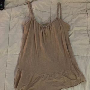 Beige tank top